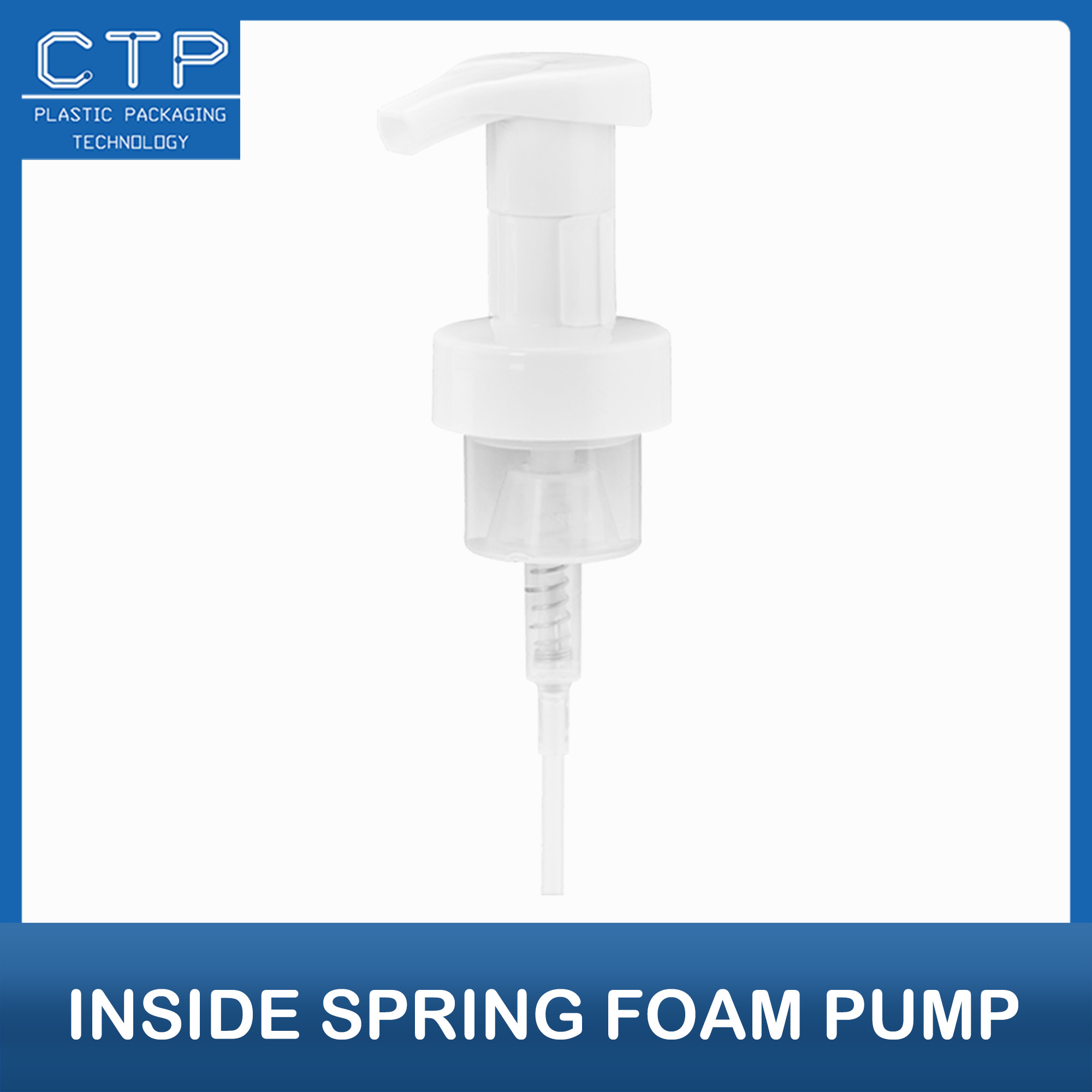 China Custom Orde Plastic Lotion Pump with 0.8cc Discharge Rate and Any Size Dip Tube You Need factory