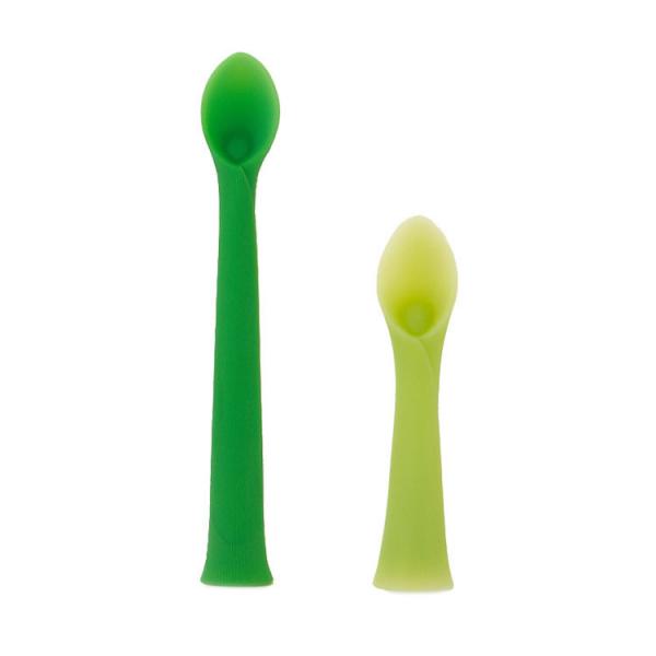 Quality First Stage Silicone Baby Spoon Food Grade BPA Free Infant Feeding Utensils for sale