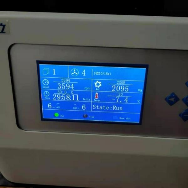 Quality CenLee6R 6000r/Min LCD Display Low speed Clinical Benchtop Centrifuge Refrigerat for sale