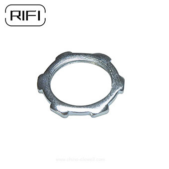 Quality Hexagon Head Steel Conduit Lock Nut 1/2''-4'' For Securing Rigid for sale