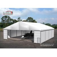 China White Color Permanent Relocatable Aircraft Hangars 25 X 50 Side Hard Wall for sale