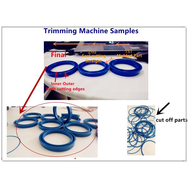 Quality Case Study : Trimming machine for pu seals, hydraulic Piston seals and rings; for sale