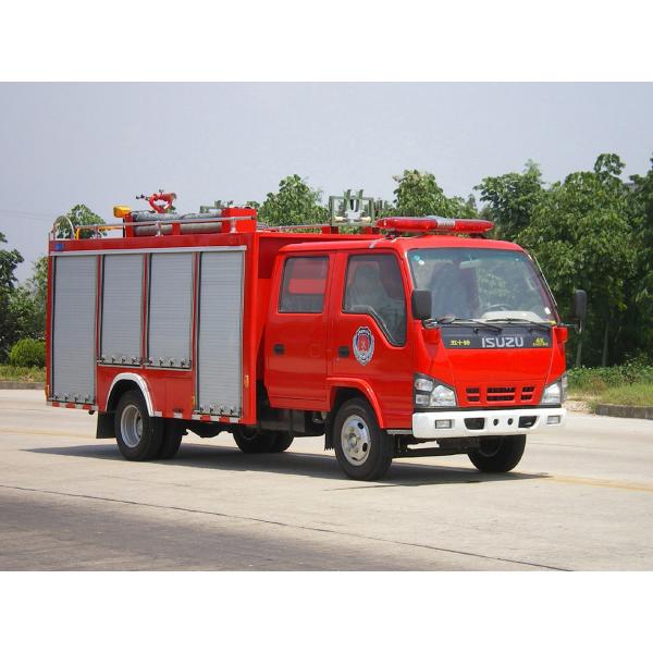 Quality Compact Fire Fighting Water Truck 88KW 4x2 With 2000L Capacity for sale