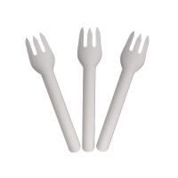 China Odorless Nontoxic Disposable Paper Forks , Restaurants Disposable Serving Utensils factory