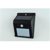 Quality IP65 6500K Outdoor Solar Sensor Wall Lights 20 Led With Motion Sensor for sale