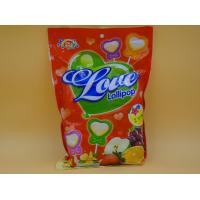 China Bag pack Heart Shape Lollipop Healthy Hard Candy / Low Cal Candy For Children baby candy factory