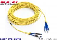 China PVC LSZH TPU Fiber Patch Cords MU UPC APC Optical Jumpers SM G657A1 Duplex Simplex factory