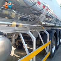 China Mirror Aluminum 42000L Fuel Tanker Semi Trailer Is Exported To Saudi Arabia For Sale for sale