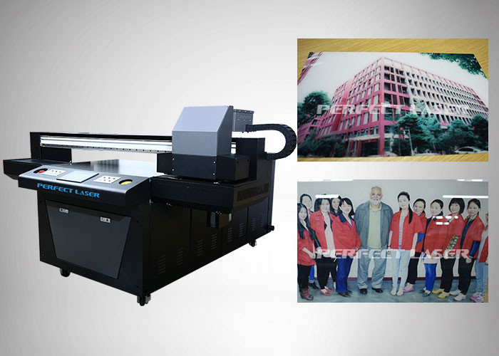 China 1.5KW Digital UV Flatbed Printing Machine With Epson DX7 For Packaging Design factory