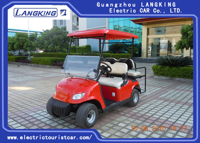 China Powerful 4 Seater Electric Golf Carts Low Speed Electric Vehicles With ADC Motor factory