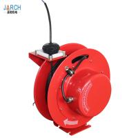 China Reinforced Steel Heavy Duty Extension Cord Reel auto retractable hose reel factory