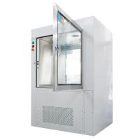Quality Hepa / Pre Fliter Cleanroom Pass Box High Efficiency With Air Shower Nuzzles for sale