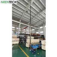 China 12m aluminum telescoping mast 30kg payloads 2.55m closed height for antenna-pneumatic lifting for sale