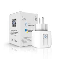 Quality Eu Smart Plug Socket Wifi Outlet Tuya Alexa Voice Control Electrical Power for sale