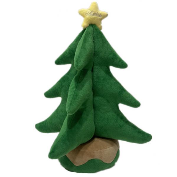 Quality 35cm 13.8in Stuffed Animal Christmas Tree Electric Plush Climbing Ladder Santa for sale