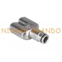 Quality Union Y Brass Push In Pneumatic Pipe Coupling 1/8'' 1/4'' 3/8'' 1/2'' for sale