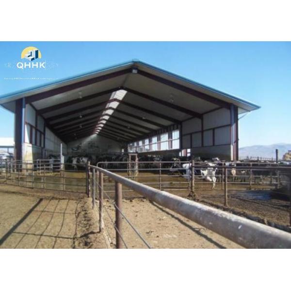 Quality Prefabricated Agricultural Steel Buildings Concrete Foundation Steel Structure Construction for sale