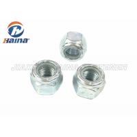 China Stainless Steel Hex Head Nuts With Nylon Insert Lock Electroplating ASME B18.16.6 for sale