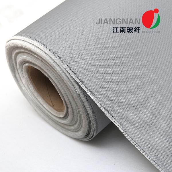 Quality 100cm Width Silicone Coated Fiberglass Fabric Polyurethane PU Coated Fiberglass for sale