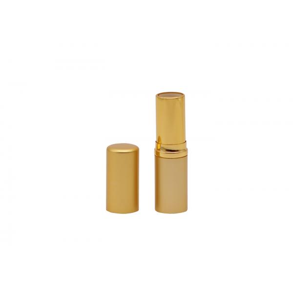 Quality 4.5g Gold Aluminum Eco Friendly Lip Balm Tubes For Lip Balm Spray Bottle for sale