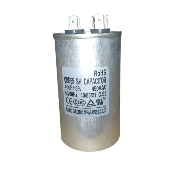 Quality 40mfd 450v AC Motor Capacitor  CBB65 With Self-Healing Performance for sale