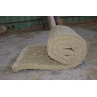 Quality Residential Rockwool Insulation Blanket With Wire Mesh / Fiberglass Cloth for sale