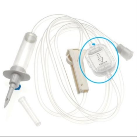 Quality Disposable IV Filters with air venting membrane for Infusion set 1.2μm for sale