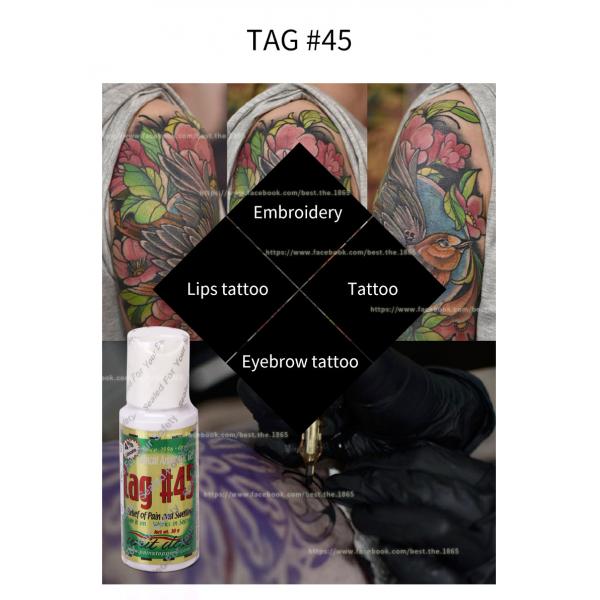 Quality Microneedling TAG#45 Numbing Gel Tattoo Anesthetic Gel Instant Pain Relief Numb Gel 10g for sale