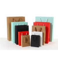 Quality Durable Coloured Paper Carrier Bags Matt / Glossy Lamination Surface Handling for sale
