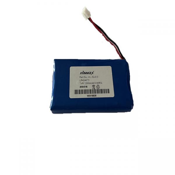 Quality 1S1P Li Polymer Battery Pack 1200mAh 3.7 V battery MSDS Approved for sale