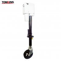 China Black And White Automatic 18 1500 Lb Trailer Jack With Wheel factory