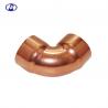 China 90 Degree Angle Hvac Copper Fittings 32Mpa Pressure Smooth Clean Surface factory