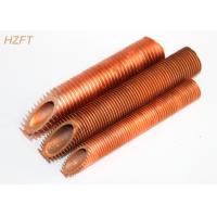 Quality Roll Forming Spiral Copper Fin Tube For Liquid Cooling And Heating Low Finned for sale