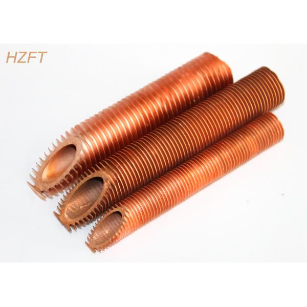 Quality Roll Forming Spiral Copper Fin Tube For Liquid Cooling And Heating Low Finned Tubes for sale