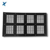 China Aluminum Base LED PCB Board Black White Color For Signal Beacons OEM for sale