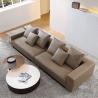 China Modern Living Room Leather Sofa Combination Nordic Luxury Straight Row factory