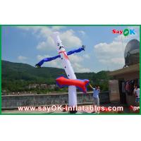 China Advertising 5m Blue White Inflatable Air Dancer , Inflatable Air Dancer Cook Sky factory