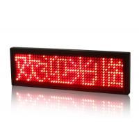 china Red Scrolling LED Name Badge Mini Advertising LED Message Board