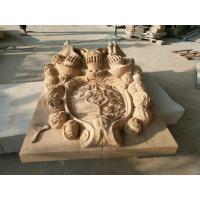 China 50mm European Style Sandstone Garden Ornaments Stone Relief Sculpture factory