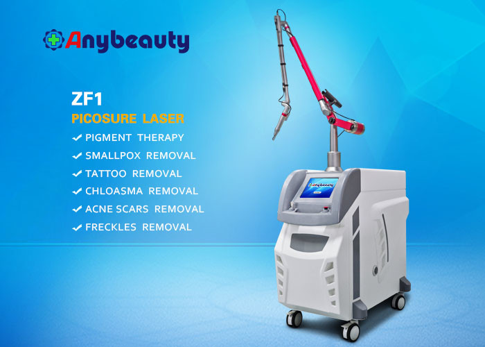 China 532nm 1064nm 755nm Picosecond Laser Tattoo Removal Equipment With Korea Arm factory