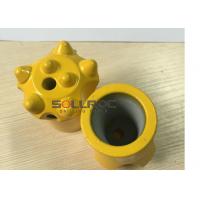China Tapered Equipment Tapered Button Bits For Integral Tapered Rod for sale