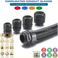 Quality IP68 Waterproof Plastic Corrugated Conduit Glands with PG Thread for AD10-AD54.5 for sale