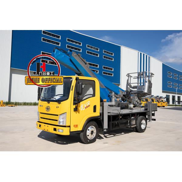 Quality 23m China Telescopic Articulated Aerial Work Platform Factory JIUHE Elevating for sale