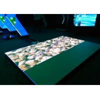China 19.2W 4500nits Portable LED Dance Floor 3D Mirror SD Control For Wedding for sale