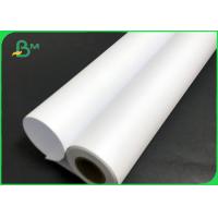 China 2inch Core A0 A1 format 80gsm White Bond Plotter Paper rolls for cad Inkjet plotter factory
