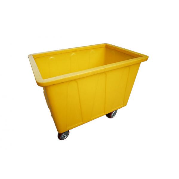 Quality 300Kg Roto Moulded Products Heavy Duty Stock Handling Trolley , Bar Bottle Bin Poly Skips for sale