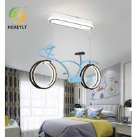 China Children'S Room Bicycle Chandelier Eyeshield Simple Bedroom LED Personality Cartoon Bicycle Light factory