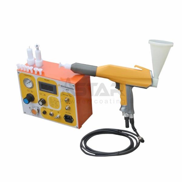Quality Spraying Test Triangular Cone Hopper Manual Powder Coating Machine for sale