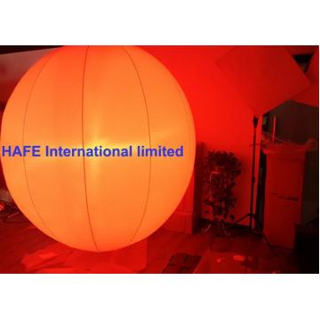 Quality 1.3M 2M Inflatable Lighting Decoration Sphere Crystal Balloons With DMX512 Box for sale