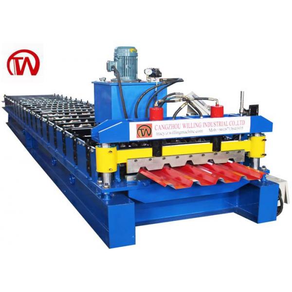 Quality IBR Roof Roll Forming Machine With 18 Stations Simple Structure No Pollution for sale